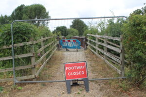 Black Potts footbridge 15-7-2025